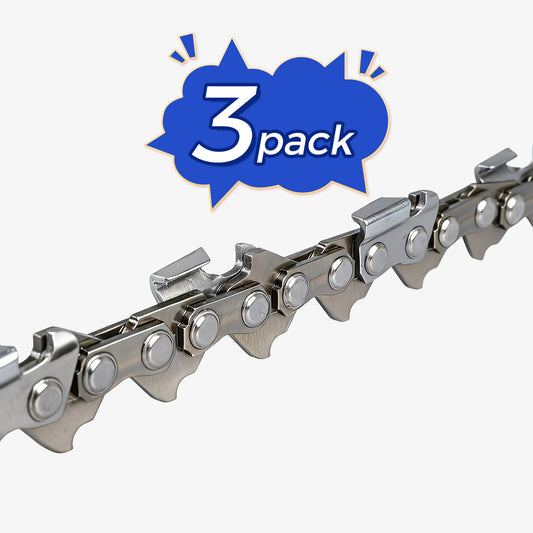Chainsaw Chain Clearance | .325" Pitch .050" Gauge From 62-78 Drive Links (Fit For 16"- 20" Guide Bar) (3 Pack)