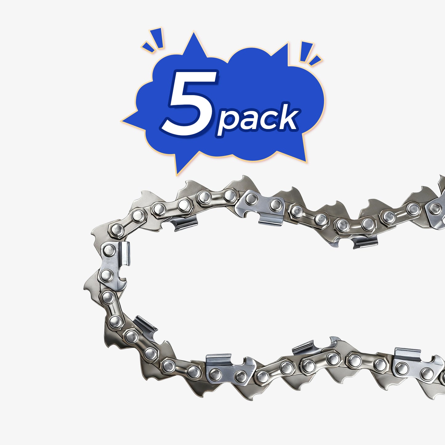 Chainsaw Chain Clearance | .325" Pitch .050" Gauge  From 62-78 Drive Links (Fit For 16"- 20" Guide Bar) (5 Pack)