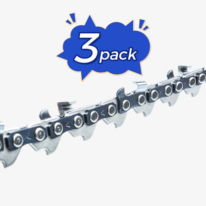 Chainsaw Chain Clearance |  .325" Pitch .063" Gauge  56 DL /74 DL (Fits 13"/ 18" Guide Bar) (3 Pack)