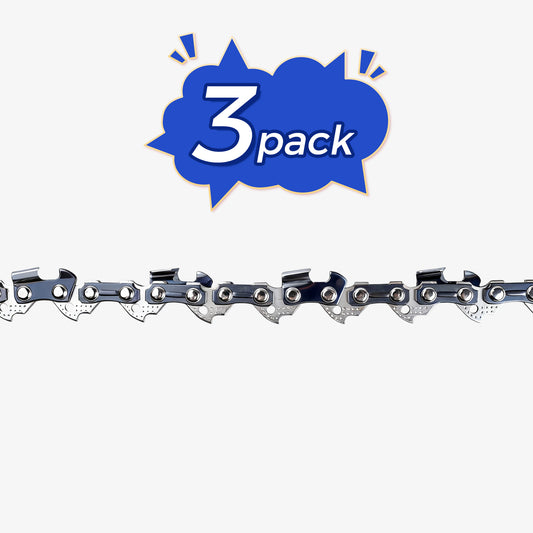 Chainsaw Chain Clearance | 3/8" LP Pitch .050" Gauge  From 45-84 Drive Links (Fit For 12"- 20" Guide Bar) (3 Pack)