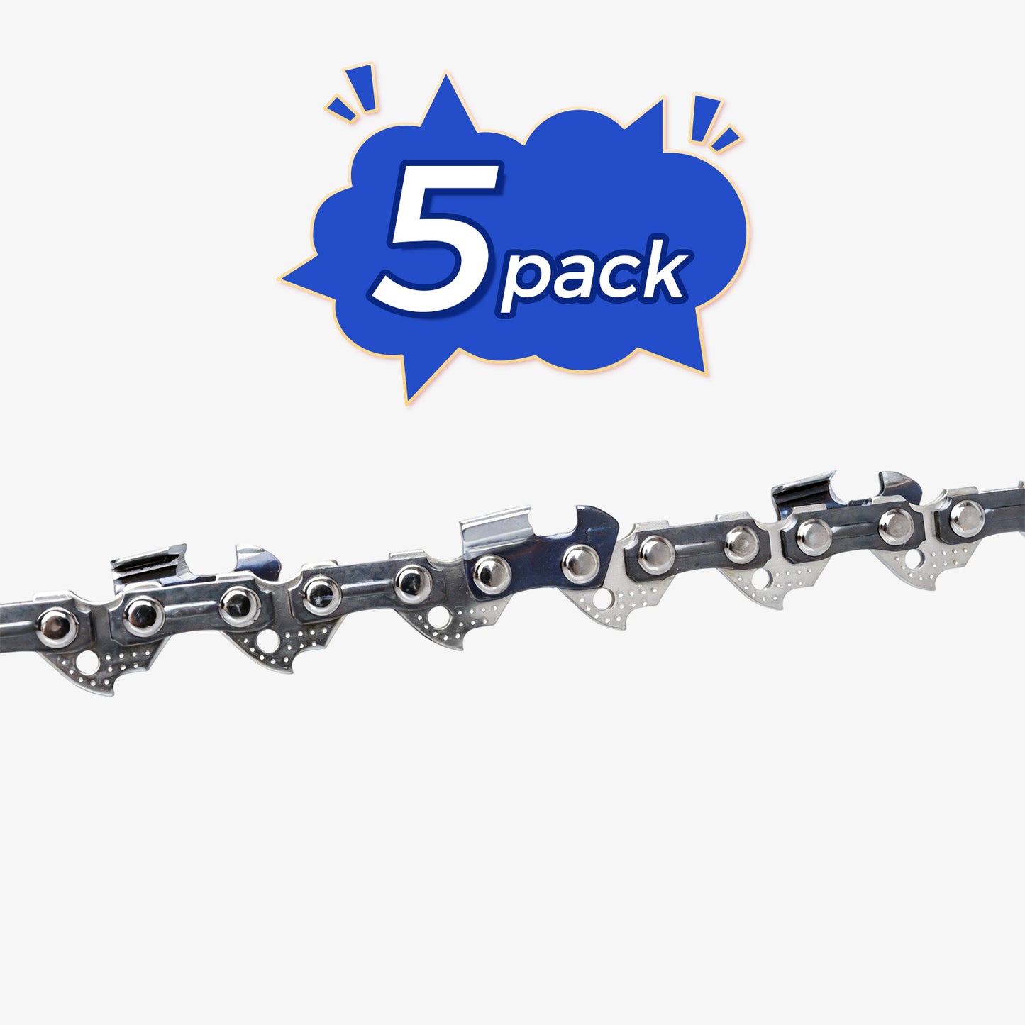 Chainsaw Chain Clearance | 3/8" LP Pitch .050" Gauge  From 45-84 Drive Links (Fit For 12"- 20" Guide Bar) (5Pack)