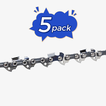 Chainsaw Chain Clearance | 3/8" LP Pitch .050" Gauge  From 45-84 Drive Links (Fit For 12"- 20" Guide Bar) (5Pack)