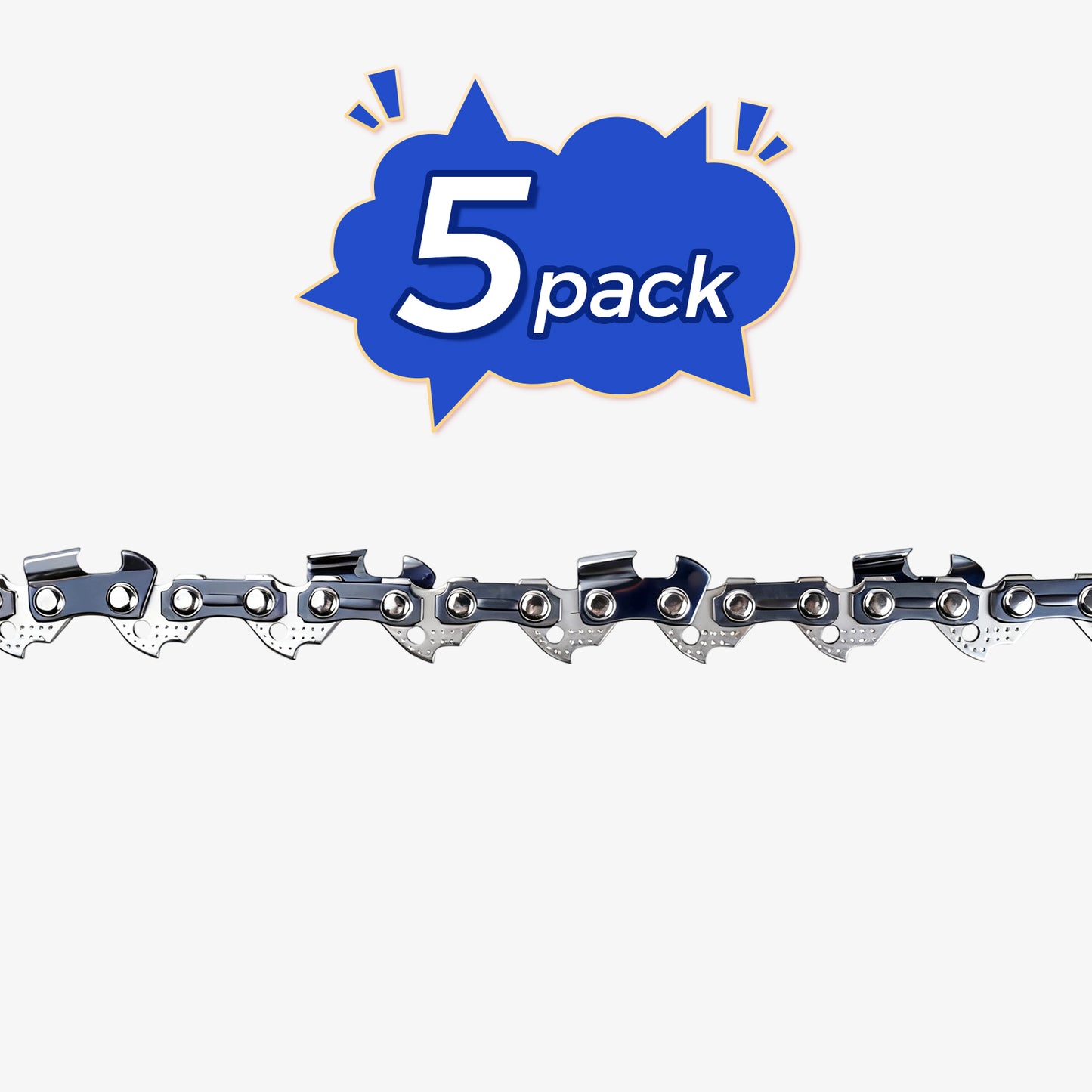 Chainsaw Chain Clearance | 3/8" LP Pitch .050" Gauge  From 45-84 Drive Links (Fit For 12"- 20" Guide Bar) (5Pack)